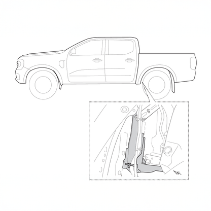 Maxliner Tub Load Bracket (J-Brace)